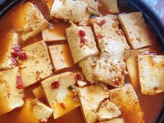 石板豆腐-北京龙庆四季香农家饭庄·灶台鱼·碳烤虹鳟鱼(龙庆峡店)