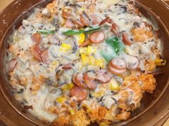 香肠奶油蘑菇烤饭-萨莉亚意式餐厅(天河城购物中心店)