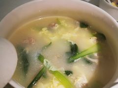 蘑菇豆瓣毛圆汤-半勺·新徽菜(银泰城店)