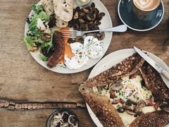 鸡蛋蘑菇熏肉荞麦可丽饼-RAC BAR(安福路店)