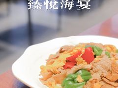 竹毛肚炒土鸡蛋-臻悦海宴.家宴(奥体中心店)
