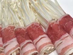 腌肉培根卷-完美生活炭火烤肉(二马路店)