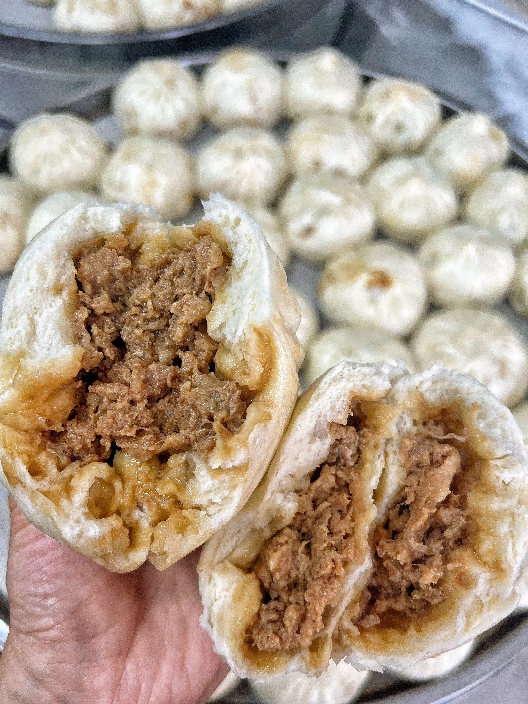 谁懂这种肉馅的包子!我真的可以天天吃!