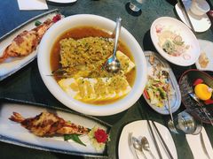 招牌双椒深海比目鱼头-T館·花园艺术餐厅