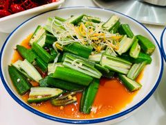 白灼秋葵-阿胖龙虾(罍街店)