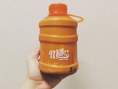 夏日橙桶桶雙料泰奶-milkplus·泰式奶茶(较场东路店)