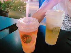 柚！雪梨&nbsp;海盐芝士茉香绿-gaga(深圳福田星河COCO Park店)