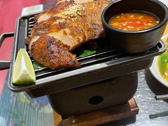 炭烧秘制猪颈肉-simply thai天泰(世纪汇店)