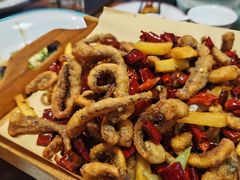 干煸鱿鱼须-盛德利食府 天津菜(河西店)