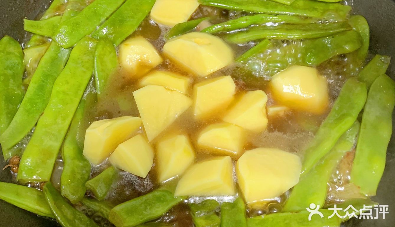 土豆炖豆角