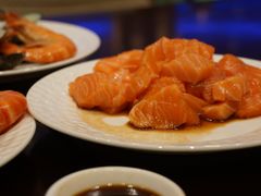 三文鱼刺身-咖啡苑自助餐厅·中国大饭店
