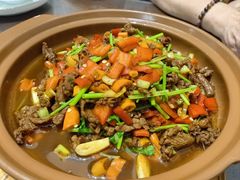小炒黄牛肉-农乐园食府(梅城镇店)