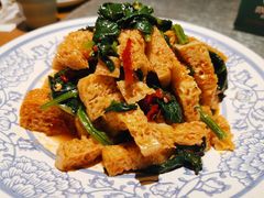 菠菜拌面筋-胖老汉新疆特色椒麻鸡(南门店)