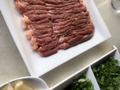 水爆手切精选羊腿肉-京门老爆三·铜锅涮肉 爆肚(望京店)