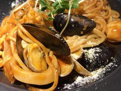 日式辣海鲜意面-机器人火炉披萨