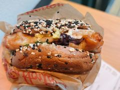 蛋香鸡腿肉贝果-Tims天好咖啡·贝果(星展店)