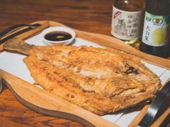 招牌香煎鲈鱼-红尘酒肉小馆