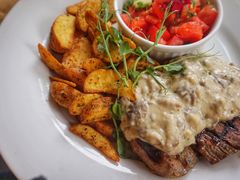 Grilled&nbsp;Beef&nbsp;Steak&nbsp;with&nbsp;Mushrooms-Boss Caffe