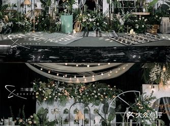 白加绿的小清新苏州婚礼
