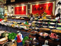 自助取餐区-百味地锅鸡(财校分店)