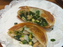 韭菜盒子-海味当家·蒸锅海鲜(星海公园店)