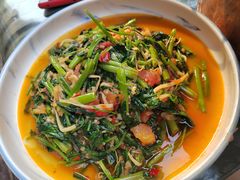 酸笋炒空心菜-浩海火烧云傣家菜(蓝港店)