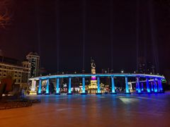 门面-人民防洪胜利纪念塔