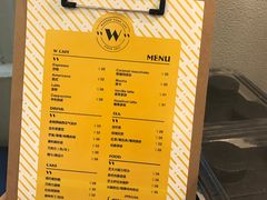 菜单-W CAFE(甜爱路店)