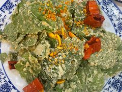 面拖桑树叶-天台徐家小吃