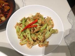 xo酱爆有机花菜-渔语鱼酸菜鱼新川菜(来福士店)