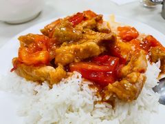番茄猪扒饭-好好滋味茶餐厅