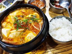 海鲜嫩豆腐汤-姜虎东白丁烤肉(虹桥天地店)