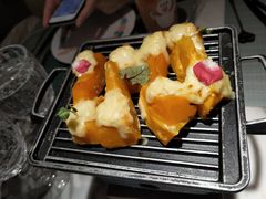 玲珑芝士焗南瓜-蜜桃花开·中西融合菜E&W(南长街店)