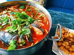 凯里酸汤鱼火锅锅底-泉味道贵州厨房(三里河店)