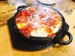 石板鸡蛋豆腐-朴老五延边大冷面(二道店)