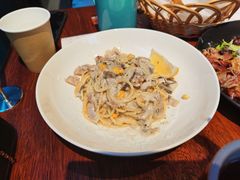 黑松露奶油蘑菇培根意面-麦田工坊(月湖店)