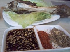 宁夏酱香羊棒骨-焯宇豆皮涮牛肚