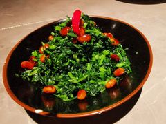 芥兰苗拌甜黄豆-醉庐·新上海菜(南京西路店)