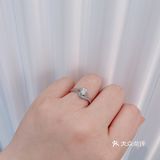 The Monten流线婚戒