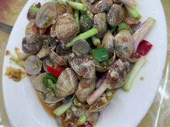 姜葱炒花甲-徐记饭店(海鲜饭店)