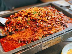 香辣味烤鱼-江边城外烤全鱼(魏公村店)