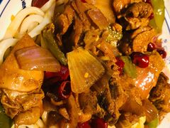 辣子鸡拉条子拌面-贺秦生陕面王(富力城店)