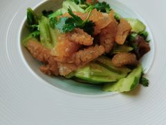 黄瓜拌菊花海蜇-臻悦海宴.家宴(奥体中心店)