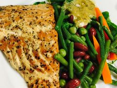 热熏三文鱼配刀豆色拉-宜家·瑞典风味餐厅(北京西红门店)