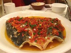 剁椒鱼头。-伙工殿餐厅(吉大店)