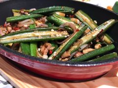 小炒秋葵-小大董·烤鸭(凤凰汇店)