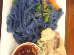 -蝶豆花蓝面条
