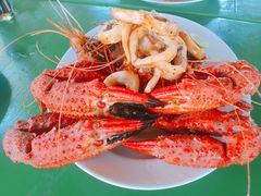 海鲜拼盘-Green Lobster Waskaduwa Seafood Restaurant