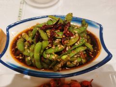 凉拌毛豆-早酒肖汉老味拌面