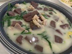 韭菜鸭血鹅肠-怡园饭店-餐厅(四望亭店)